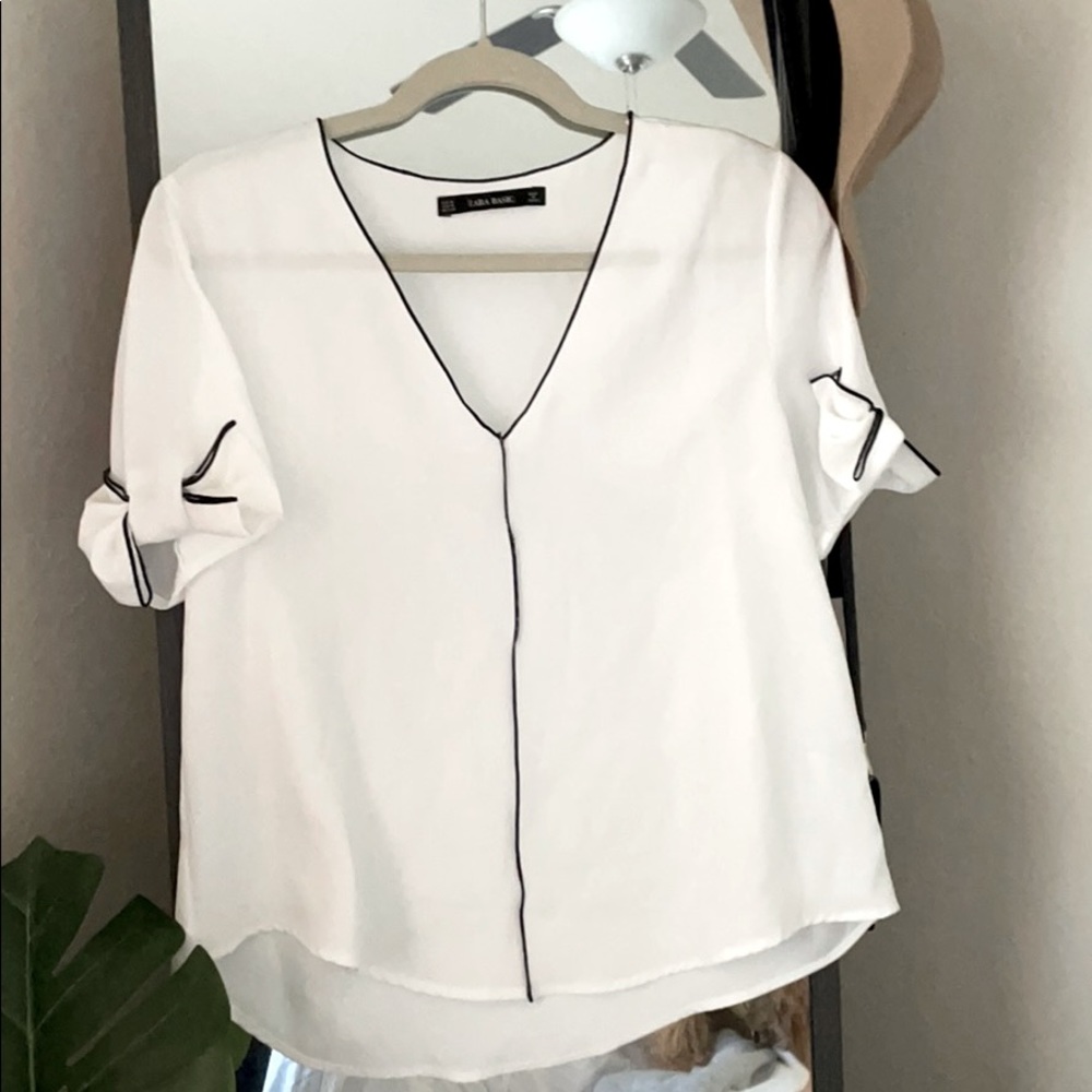 Zara Basic White Top